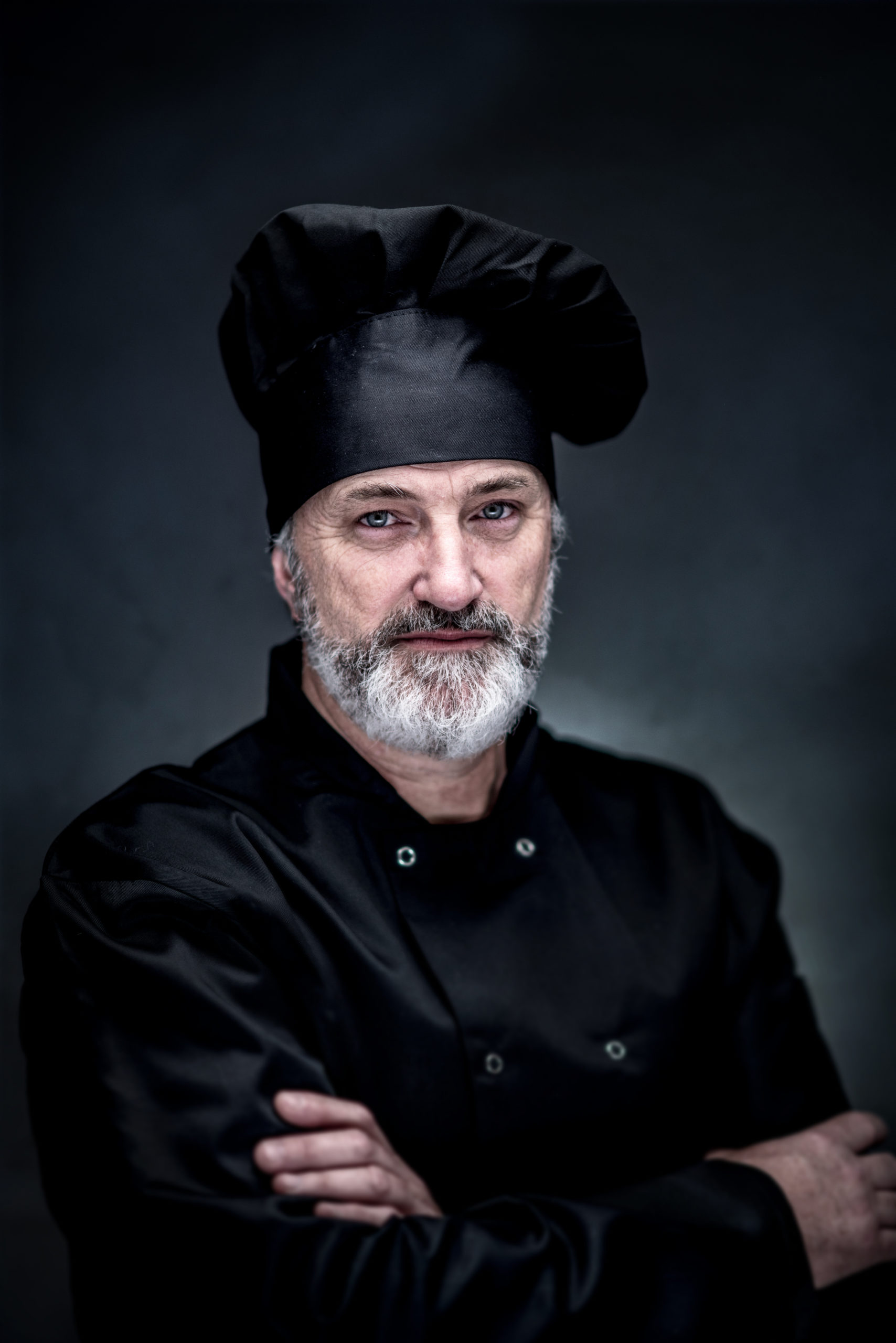 portrait d'un chef cuisinier